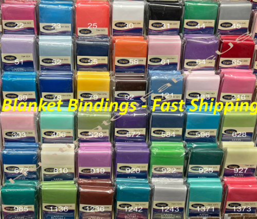 Wrights Blanket Bindings, PC794, Satin Blanket Bindings, All Wright's  Current Colors, All In Stock, Ready for Quick Shipping : Buy Cheap &  Discount Fashion Fabric Online
