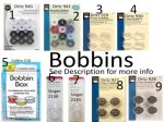 (image for) Bobbins and Bobbin organizer