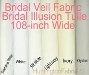 (image for) Bridal Veil Fabric by the yard