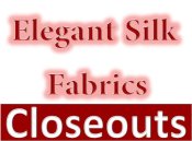 (image for) Elegant Silk Fabrics Closeouts