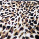 (image for) Cheetah Print Fleece Fabric