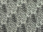 (image for) Rayon Challis Black/Grey Cheetah Print Fabric