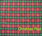 (image for) NEW Christmas Plaid Print | Holiday Print Cotton Fabric by the yard