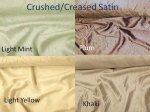 (image for) Crushed/Creased Satin Fabric