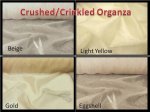 (image for) Crushed/Crinkled Organza Fabric