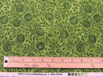 (image for) Green Leaves Printed Cotton by Blank Quilting