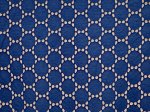 (image for) Royal Blue Embroidered Eyelet Fabric