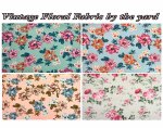 (image for) Vintage Floral Fabrics by the yard