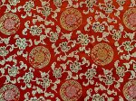 (image for) Red Oriental Brocade Fabric