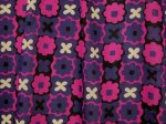 (image for) Hot Pink/Purple Floral Georgette Fabric