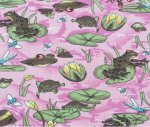 (image for) Frogs Print Fabric