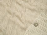 (image for) Light Beige Ruffled/Creased Fabric with Gold Glitter