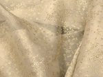 (image for) Gold Organza with Gold Glitter