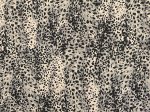 (image for) Gray/Black Cheetah Print Fabric Knit