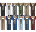 (image for) YKK #5 Antique Brass Jacket Zipper | Standard and Custom Cut Length Zippers