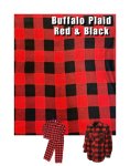 (image for) Buffalo Plaid Black & Red by the yard