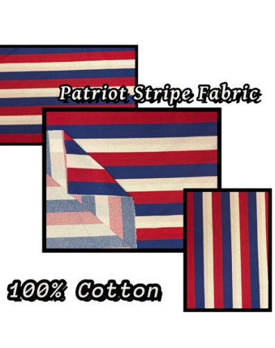 (image for) Patriot Stripe Fabric | By the yard