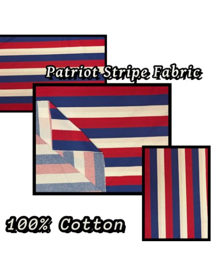 (image for) Patriot Stripe Fabric | By the yard