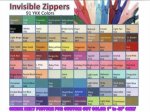 (image for) Invisible Zippers | Concealed Zippers 95 Colors