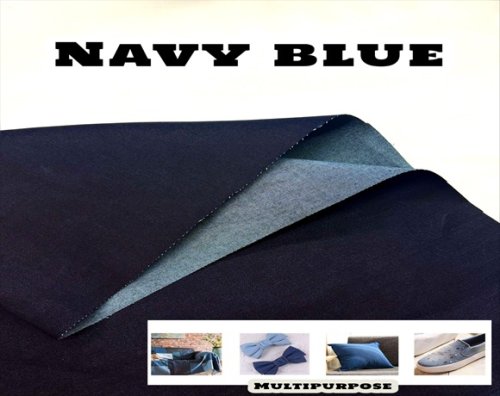 (image for) Premium Navy Blue Denim - By the yard