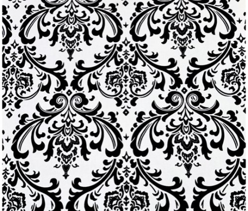 (image for) Classic Noir Damask Premium Cotton Fabric