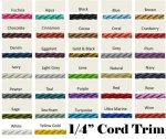 (image for) 1/4" Cord Trim by the yard