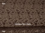 (image for) Chocolate/Dark Brown Jacquard-Design Sofia