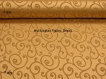 (image for) Curry/Golden Tan Jacquard-Design Daisy