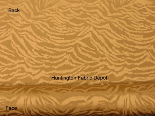 (image for) Curry/Golden Tan Jacquard-Design Zebra