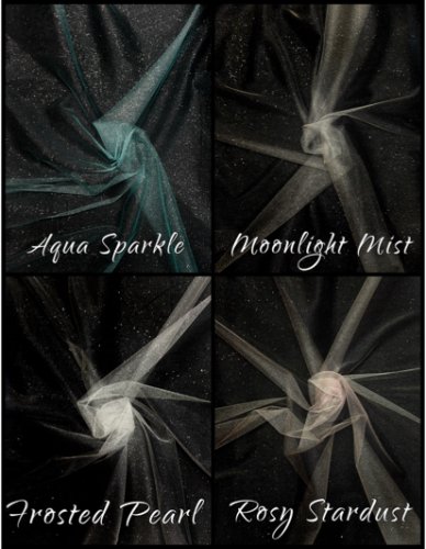 (image for) Starlight Veil Collection - Sparkling Tulle Fabric by the yard