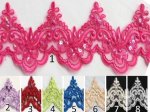 (image for) Embroidered Beaded/Sequin Venice Lace Trims