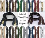 (image for) YKK Two-Way Metal Jacket Zippers