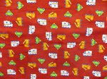 (image for) Red Children's Print Cotton Flannel