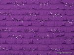 (image for) Bright Purple Ruffle Knit Fabric with Sequins