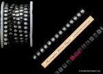 (image for) One Row Clear/Black Acrylic Rhinestones Trim