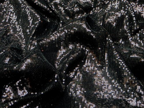Fancy Black Sequins Fabric Fancy black sequins fabric