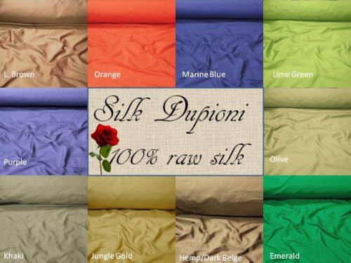 Silk Dupioni Fabric By The Yard