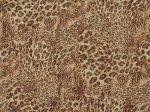 (image for) Black/Brown Animal Print Chiffon with Sequin