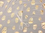 (image for) Skull Chiffon Fabric by the yard