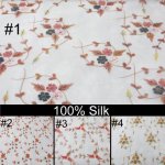 (image for) Rare and Extraordinary Hand Painted Silk Organza Fabric