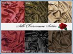 (image for) Silk Charmeuse Satin Fabrics