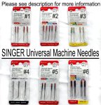 (image for) SINGER Universal Sewing Machine Needles