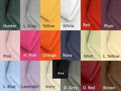 (image for) Solid Fleece Fabric by the yard