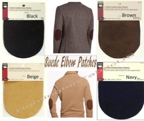 (image for) Dritz Suede Cowhide Elbow Patches