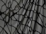 (image for) Black Web Chiffon Fabric