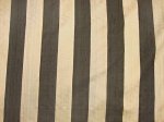 (image for) Black/Gold Striped Silk Fabric