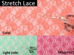 (image for) Stretch Lace Fabric by the yard