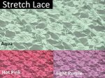 (image for) Stretch Lace Fabric