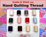 (image for) Coats & Clark Hand Quilting Cotton Thread-350 yards