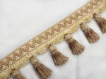 (image for) Light Yellow/Tan Tassel Fringe Trim